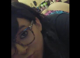 Paola de Veracruz enseñando las nalgas por webcam